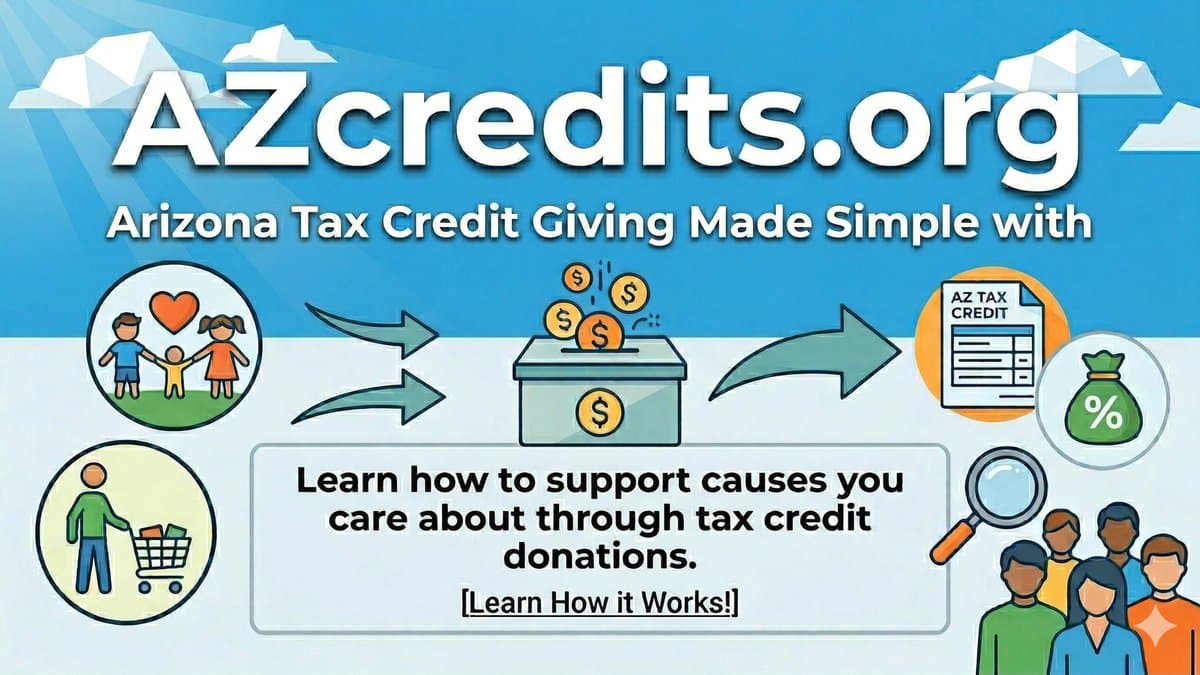 Arizona Tax Credit Giving Made Simple with AZCredits.org